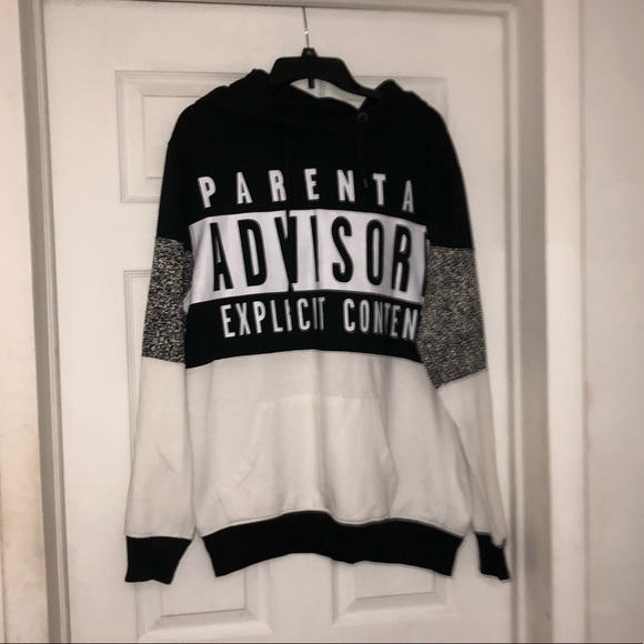 parental advisory hoodie supreme